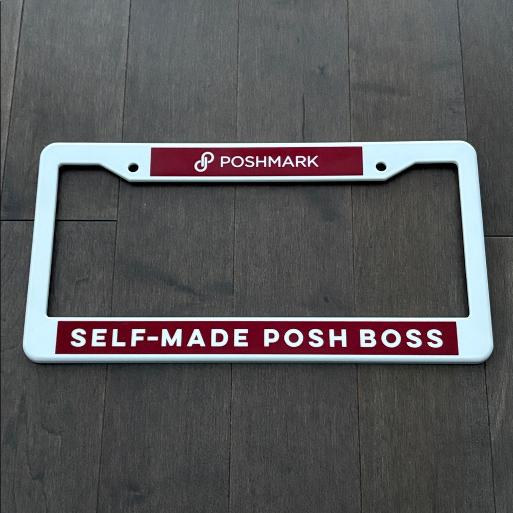 POSHMARK License Plate Frame,  Posh Boss Small Business Accessory Car Vehicle